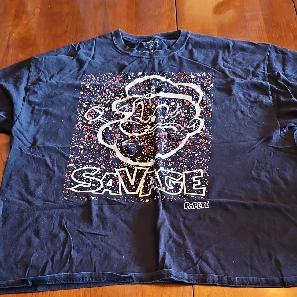 Kids Navy Blue Graphic T-Shirt